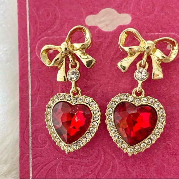 NWT Charter Club heart earrings ❤️💕♥️💙 - Picture 5 of 6